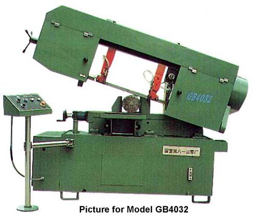 China GB4040 Semi-Automatic Bandsaw