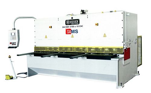 Sams Dener DM-HMV-10-3100 CNC Hydraulic Guillotine Shear