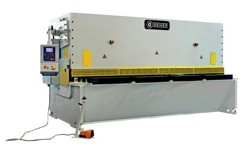 Sams Dener AS 2600 x 10mm CNC Variable Rake Angle Hydraulic Guillotine Shear