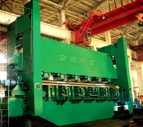 China TXW11-20x8000 Three Roller Symmetrical Plate Bending Machine